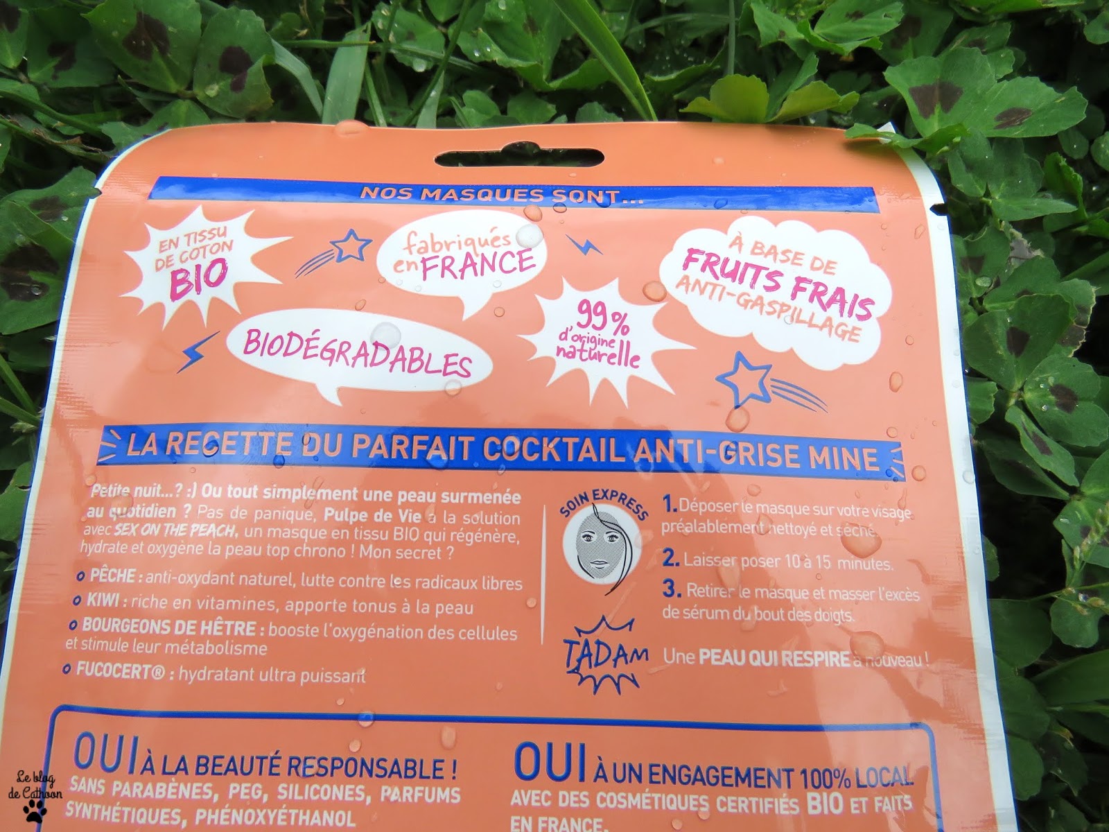 Sex on the Peach - Masque Anti-Oxydant à la Pêche Bio - Pulpe de Vie