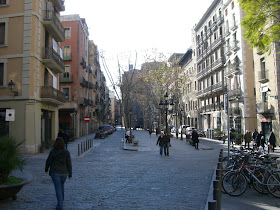 Born boulevard in Barcelona