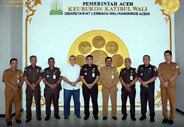 Lembaga Wali Nanggroe Aceh dan Kejati Aceh Sepakat Tingkatkan Kerjasama dalam Penerapan Hukum