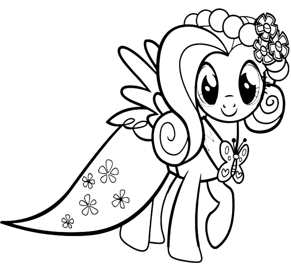 Fluttershy with flowers