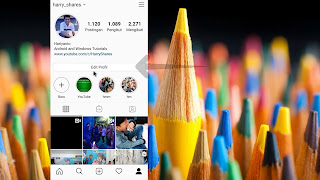 Pilih opsi "Edit Profile" untuk melanjutkan proses mengganti username Instagram