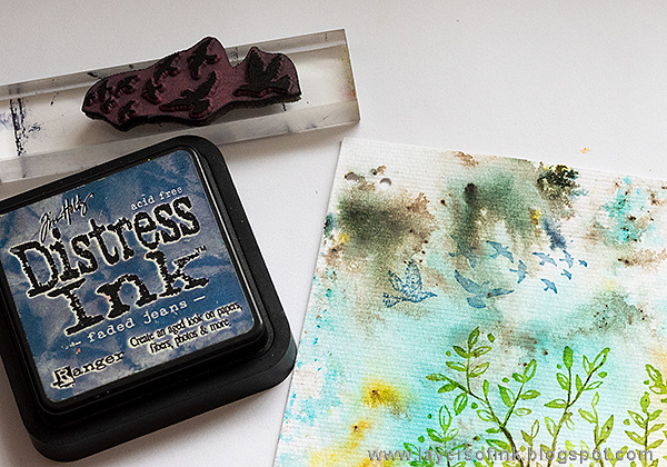 Layers of ink - DIY Guestbook Tutorial by Anna-Karin Evaldsson with Paper Artsy Infusions.