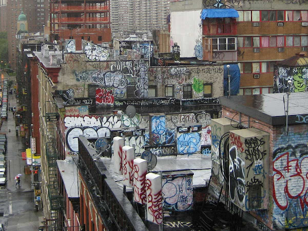 Chinatown Rooftops 2 - From the Manhattan Bridge.