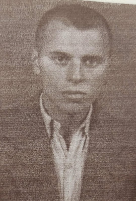 Jan Przybyła po opuszczeniu KL Soldau w Działdowie. Nr obozowy 876. 10.09.1941. Przewieziony do Królewca.