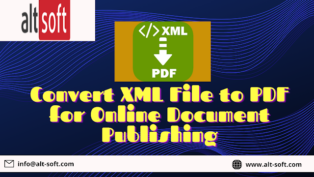 converting XML to pdf
