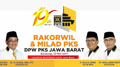 Milad ke 19, PKS Jabar Gelar Rakorwil  Berkhidmat Untuk Jawa Barat