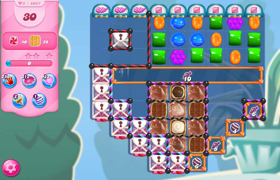 Candy Crush Saga level 8027