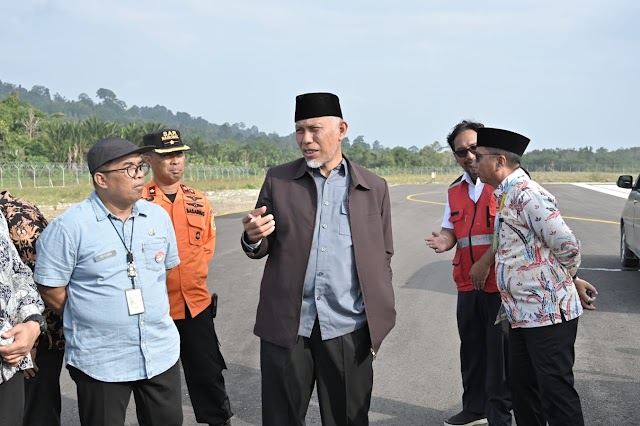 Bandar Udara Mentawai dapat Beroperasi Secara Resmi, Gubernur Mahyeldi Menunggu Sertifikasi