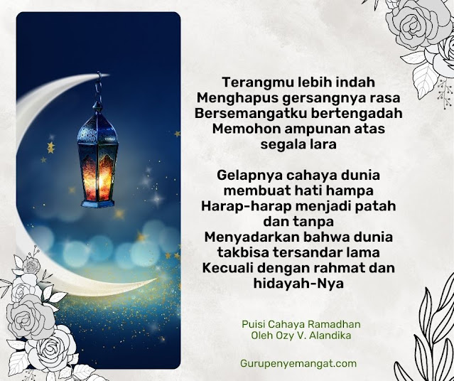 Puisi Pendek Tentang Bulan Ramadhan 4 Bait dan 5 Bait