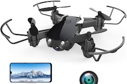 Drone with 720P HD Camera, Voice Control, Wide-Angle Live Video RC10 Quadcopter