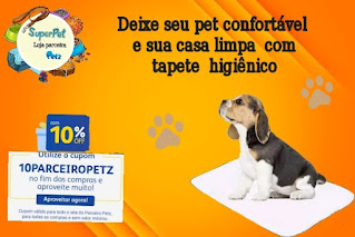 Tapete absorvente para pet