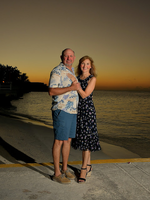 Ron and Susan at sunset