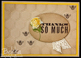 Thank You So Much Honeycomb Card by Stampin' Up! Demonstrator Bekka Prideaux - find out one way she gets her inspiration here