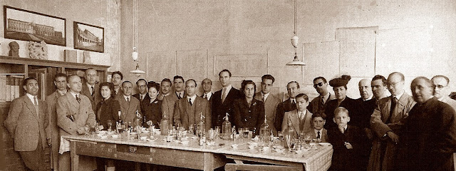 Torneo Internacional de Ajedrez Barcelona-1946, asistentes al vermut de bienvenida
