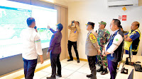 Kasrem 043/Gatam Bersama Pj. Gubernur Lampung Tinjau Pelabuhan Bakauheni