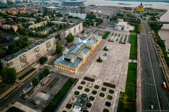 Нижегородская ярмарка сверху