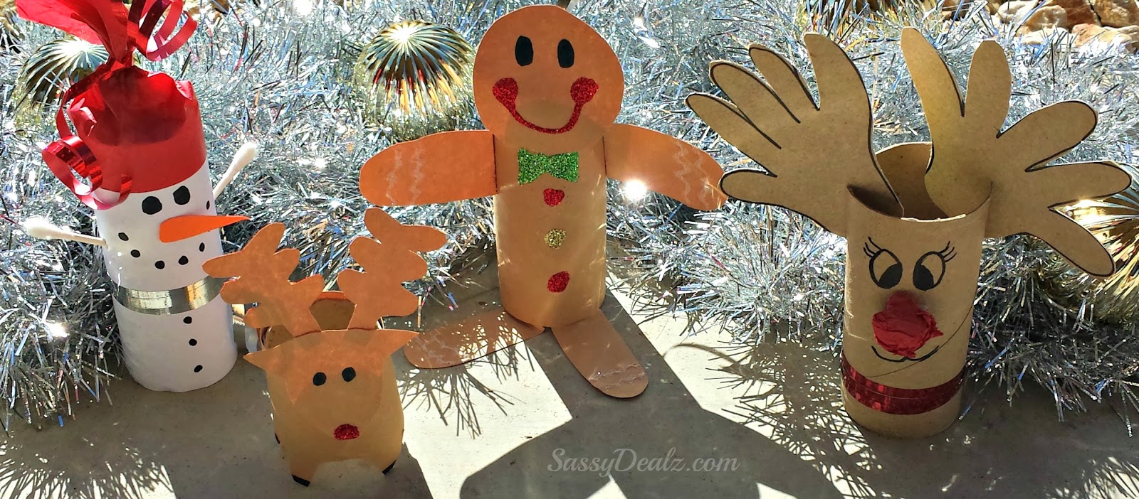 DIY Christmas Toilet Paper Roll Craft Ideas For Kids 
