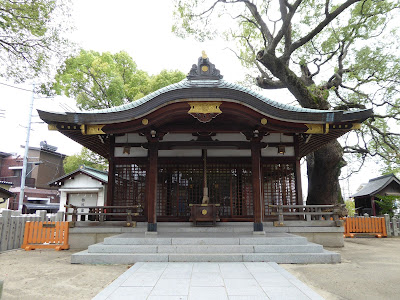 【門真市稗島】堤根神社 拝殿