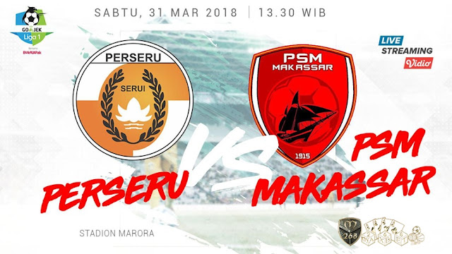 Prediksi Perseru Serui Vs PSM Makassar, Sabtu 31 Maret 2018 Pukul 13.30 WIB