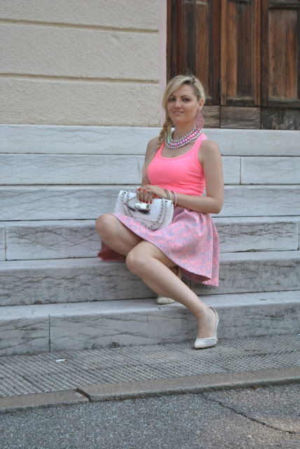 pink outfit how to wear pink how to combine pink mariafelicia magno fashion blogger color block by felym fashion bloggers italy italian influencer  june outfit summer outfits