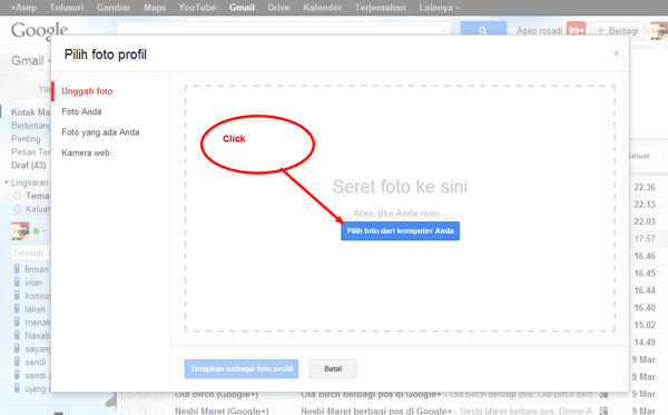 Cara mengganti foto profil gmail informasi gadget terbaru