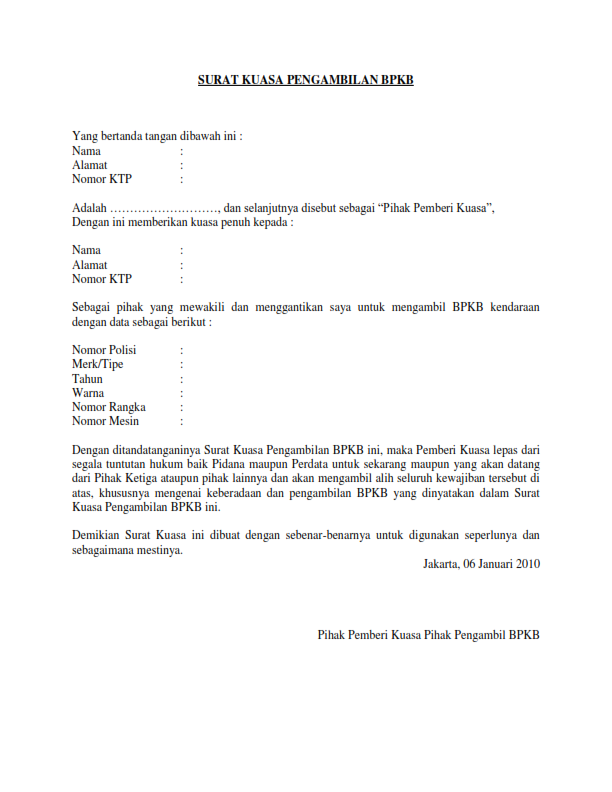 Contoh Surat Kuasa Dunia Anggara Share The Knownledge Contoh Surat Kuasa Dunia Anggara Share The Knownledge