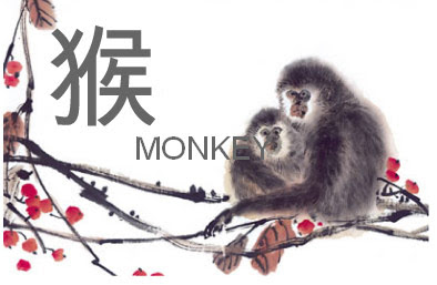 Chinese New Year Monkey Cards