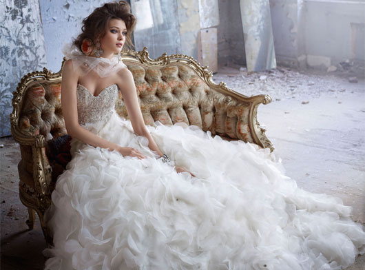 Lazaro Bridal Gowns Fall 2011 collection Source Lazaro 