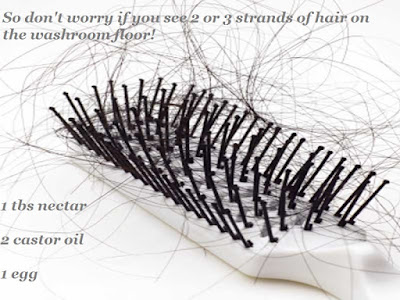 So don't worry if you see 2 or 3 strands of hair on the washroom floor