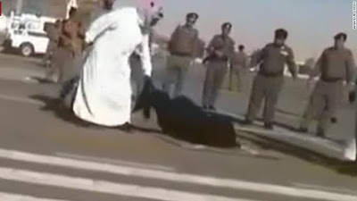 Public execution of a Burmese woman in Saudi Arabia in 2016