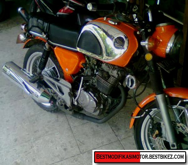 Modifikasi Honda CB Mesin Full Tiger 6 Speed - Gambar 