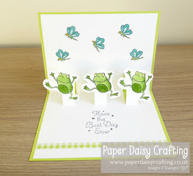 So Hoppy Together Pop Up card Stampin Up