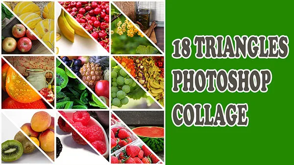 How To Create Triangle Grid Collage in Photoshop