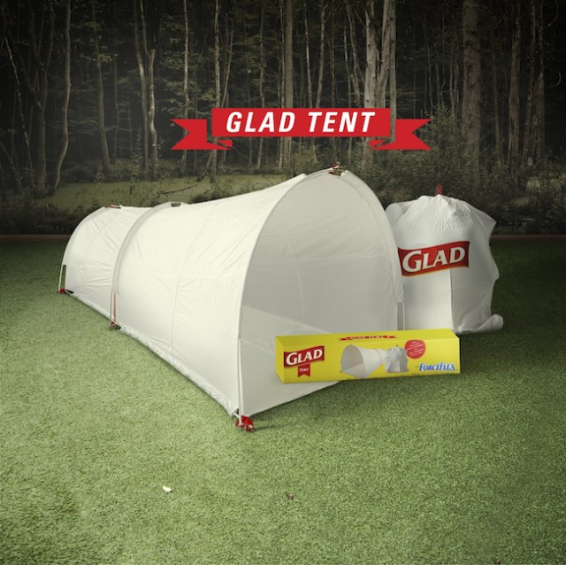 Glad Trash Bag Tent