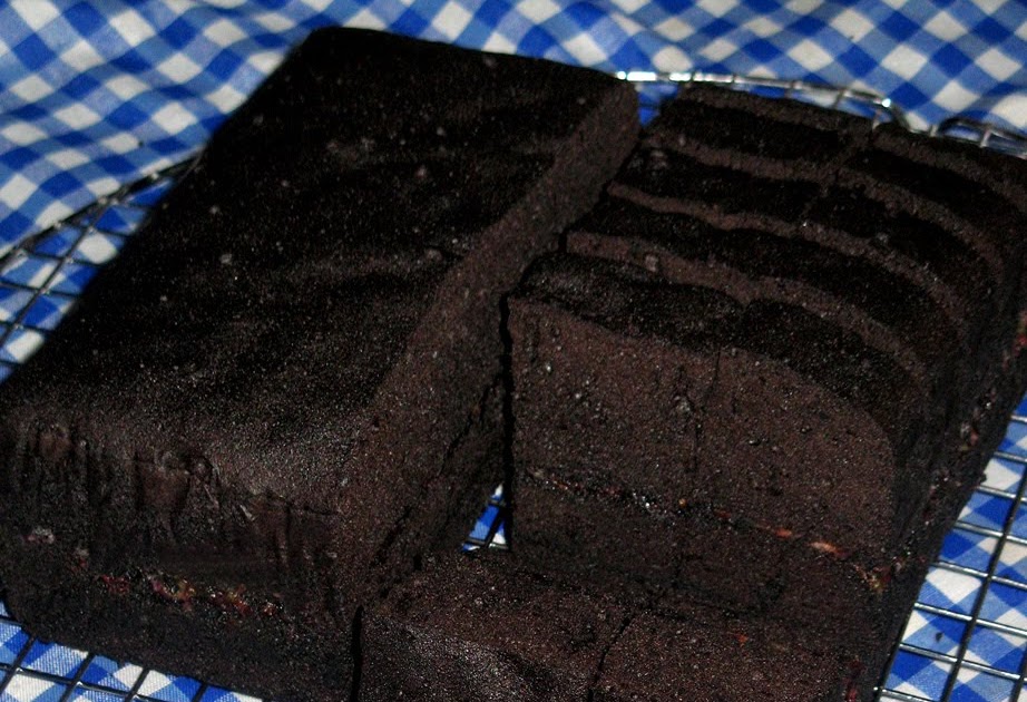 Just My Ordinary Kitchen...: BROWNIES KUKUS COKLAT HITAM MANIS