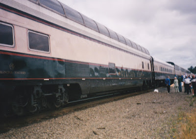 Burlington Northern Full Dome Observation Car BNA #24 Glacier View in Kelso, Washington