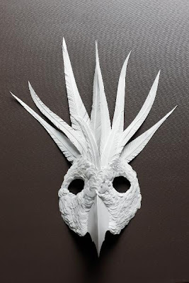 Beautiful Cut Paper Animal Masks by Flurry & Salk. Seen On www.coolpicturegallery.us