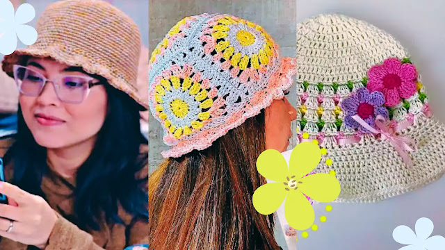 3 Gorros a crochet que están marcando tendencia en la moda aesthetic ✨