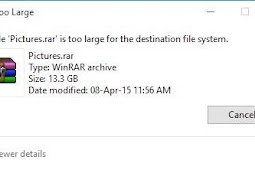 Cara Mengatasi File Too Large Pada Dikala Memasukan File Ke Flashdisk