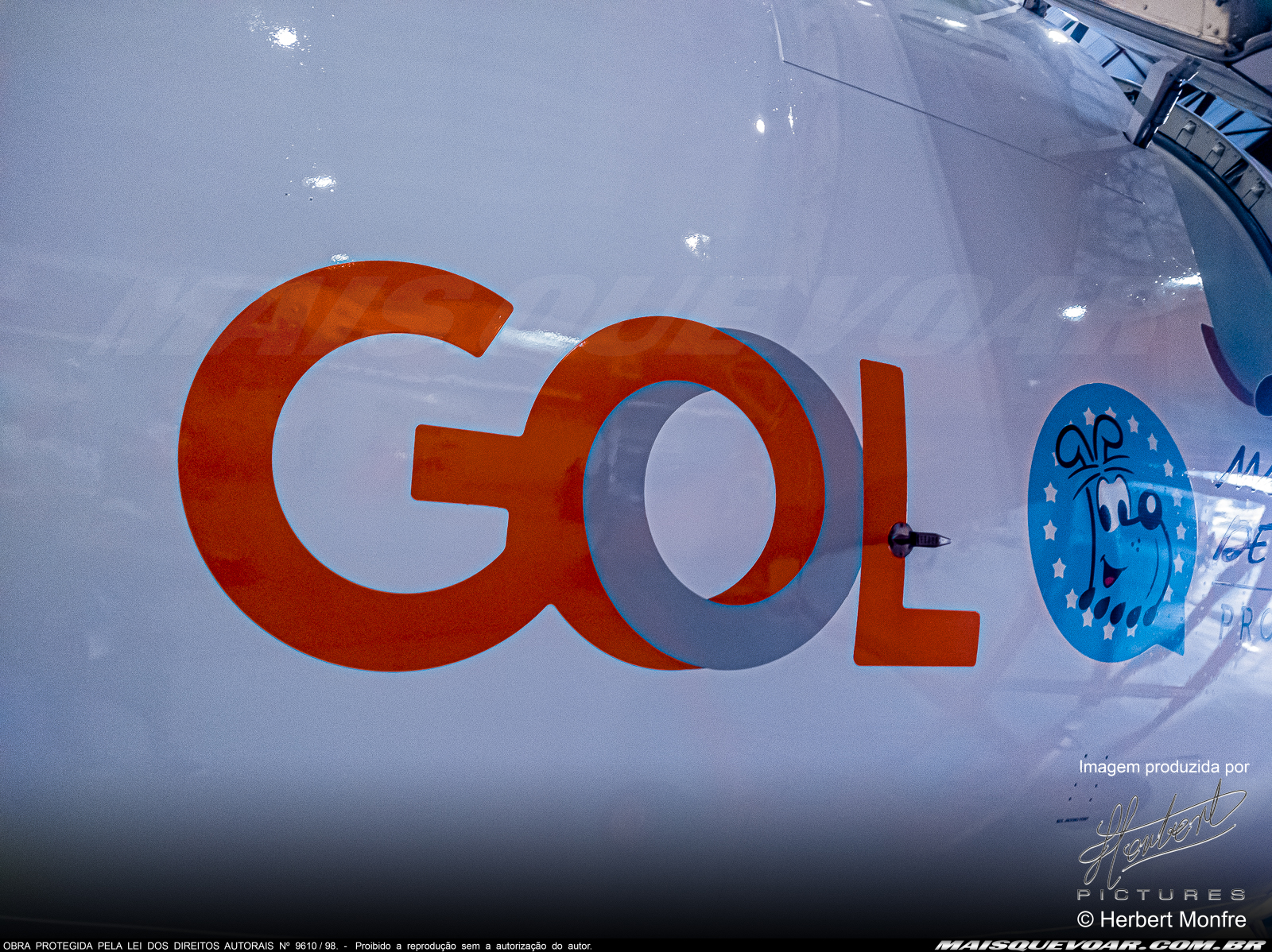 GOL and Mauricio de Sousa Produções launch themed plane "Mônica 60" - PR-GXW | MORE THAN FLY - Aviation and News | Photo © Herbert Monfre - Aviation and Events Specialist Photographer - Hire the photographer for your event at cmsherbert@hotmail.com.
