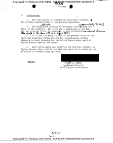 CIA Memo on 'Flying Saucers' (pg 2)