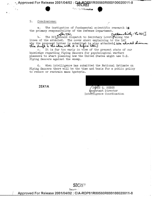 CIA Memo on 'Flying Saucers' (pg 2)