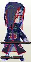 Papercraft Itachi Uchiha Chibi