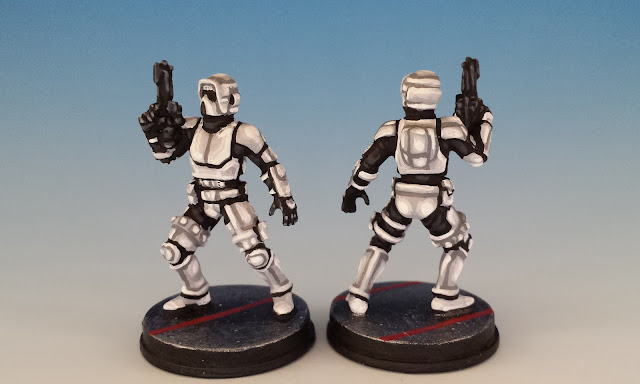 ISB Infiltrators, Imperial Assault (2016), painted miniature conversion