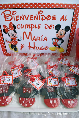 kit cumpleaños mickey and minnie mouse