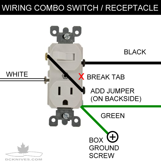 Combination Switch Receptacle Wiring