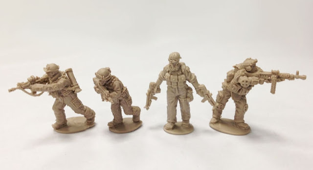 Warhansa Miniatures: New Modern Mercenaries and Weapons