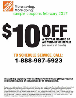 free Home Depot coupons for february 2017