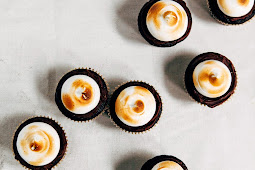 Triple Chocolate, Double Graham S'mores Cupcakes