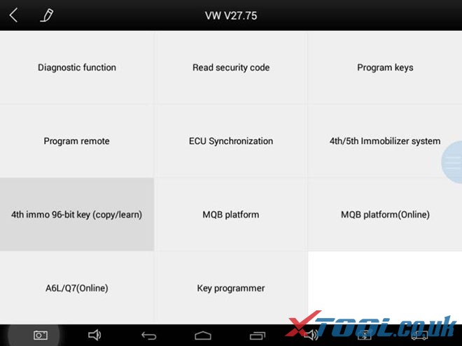 Xtool V-A-G Point Code Operation Guide 1